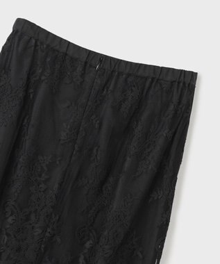 GRACE CONTINENTAL レースレイヤードスカート ブラック