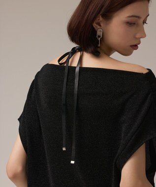 GRACE CONTINENTAL リボンチョーカー シルバー