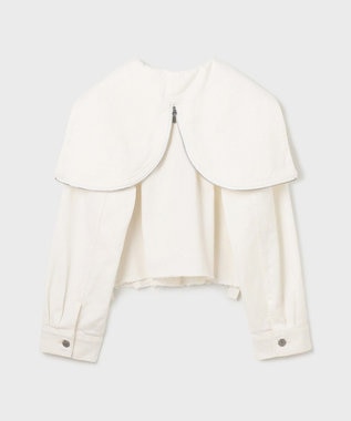 GRACE CONTINENTAL フードジップデニムジャケット キナリ