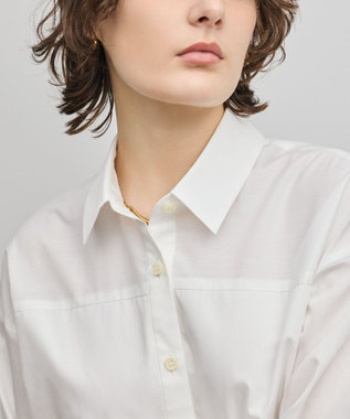 GRACE CONTINENTAL レースティアードシャツ ホワイト