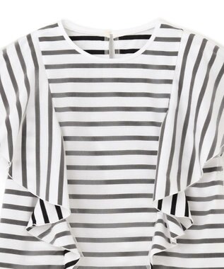 GRACE CONTINENTAL チュールレイヤードトップ ホワイト