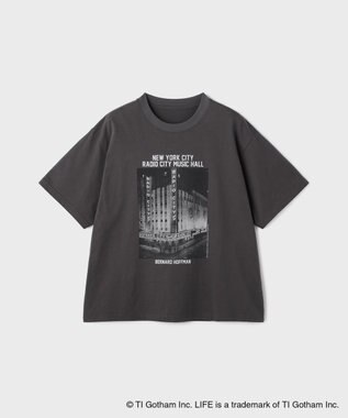 GRACE CONTINENTAL LIFEphotoTシャツ チャコール