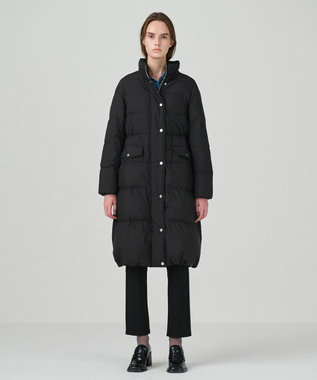 GRACE CONTINENTAL フードファーロングダウン ブラック