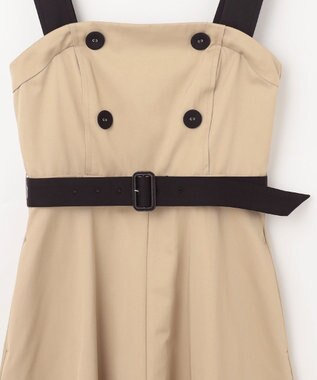 GRACE CONTINENTAL トレンチジャンパースカート ベージュ