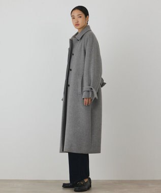GRACE CONTINENTAL ショートビーバーコート グレー