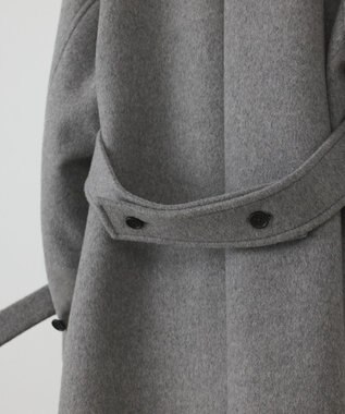 GRACE CONTINENTAL ショートビーバーコート グレー
