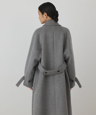 GRACE CONTINENTAL ショートビーバーコート グレー