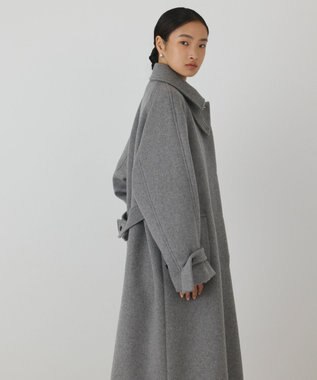 GRACE CONTINENTAL ショートビーバーコート グレー