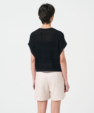 GRACE CONTINENTAL 【タグ付】ショートニットベスト36 黒 ショートニットベスト / GRACE CONTINENTAL | GRACE CONTINENTAL