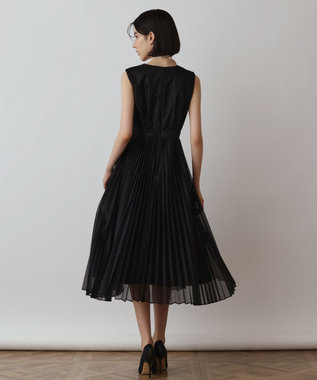 GRACE CONTINENTAL ブライトメッシュワンピース ブラック