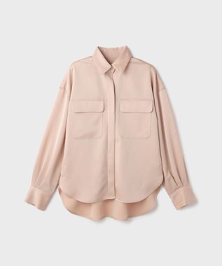 GRACE CONTINENTAL トリアセカルゼシャツ ベージュ