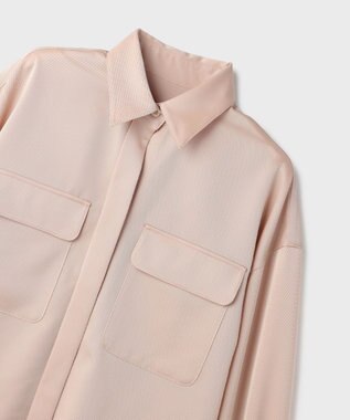 GRACE CONTINENTAL トリアセカルゼシャツ ベージュ