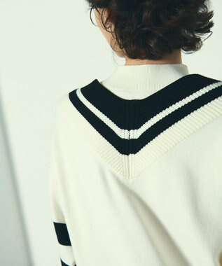 バイカラーVネックニットワンピース / GRACE CONTINENTAL | GRACE  