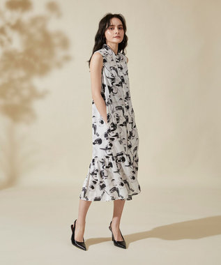 パフュームプリントシャツワンピース Grace Continental Grace Continental グレースコンチネンタル 通販 パフュームプリントシャツワンピース Grace Continental Grace Continental グレースコンチネンタル 通販