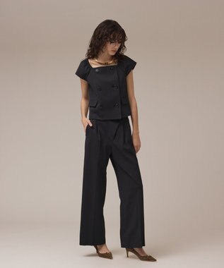 GRACE CONTINENTAL コンパクトジャケットトップ ブラック