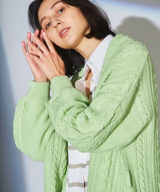 ケーブルルーズニットカーディガン Grace Continental Grace Continental グレースコンチネンタル 通販 ケーブルルーズニットカーディガン Grace Continental Grace Continental グレースコンチネンタル 通販