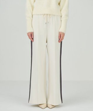 GRACE CONTINENTAL サイドラインポンチパンツ キナリ