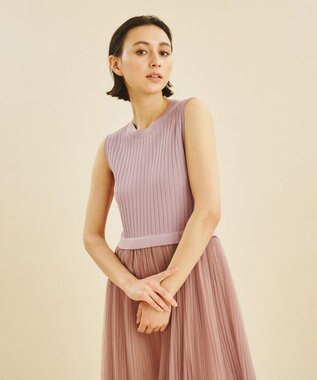 ラメニットプリーツワンピース / GRACE CONTINENTAL | GRACE  