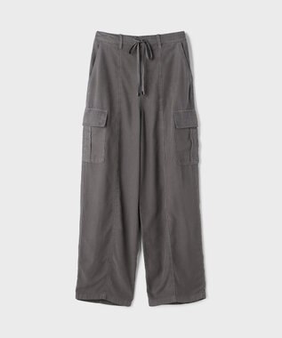 GRACE CONTINENTAL ツイルカーゴパンツ チャコール