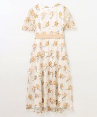 GRACE CONTINENTAL レトロフラワー刺繍ワンピース キナリ