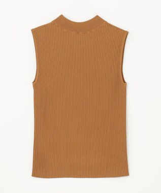 GRACE CONTINENTAL ハイネックリブニットトップ ブラウン