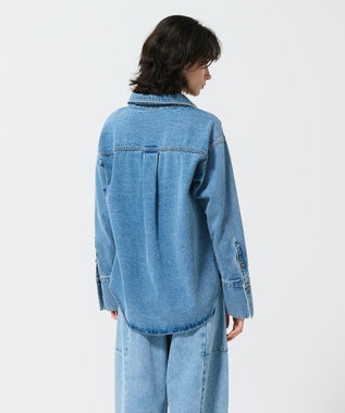 GRACE CONTINENTAL スタッズデニムシャツ インディゴ