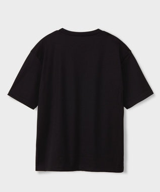 GRACE CONTINENTAL レタードシルケットTシャツ ブラック