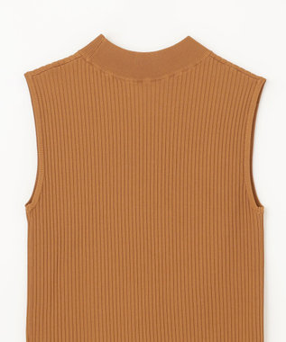 GRACE CONTINENTAL ハイネックリブニットトップ ブラウン