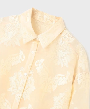 GRACE CONTINENTAL オーナメントオーバーシャツ キナリ