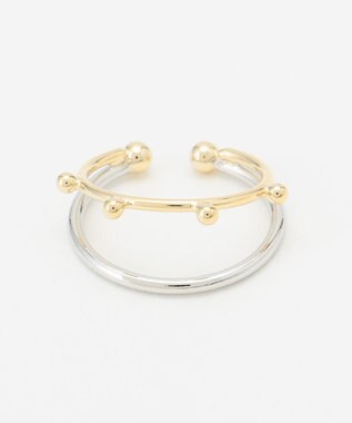 GRACE CONTINENTAL レイヤードイヤカフ バイカラー