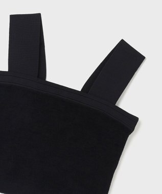 GRACE CONTINENTAL モールニットベアトップ ブラック