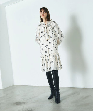 GRACE CONTINENTAL スタープリントミニワンピース キナリ