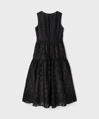 GRACE CONTINENTAL キカドットジャガードドレス ブラック