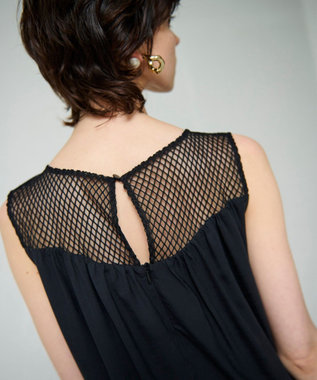 GRACE CONTINENTAL シアードレープマキシ ブラック