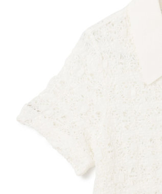 レースカットスキッパートップ / GRACE CONTINENTAL | GRACE レースカットスキッパートップ / GRACE CONTINENTAL | GRACE