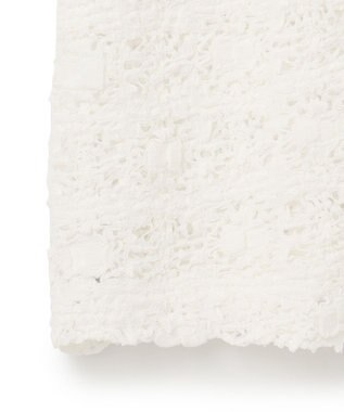 GRACE CONTINENTAL レースカットスキッパートップ ホワイト