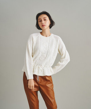 フローラル刺繍ニットワンピース / GRACE CONTINENTAL | GRACE