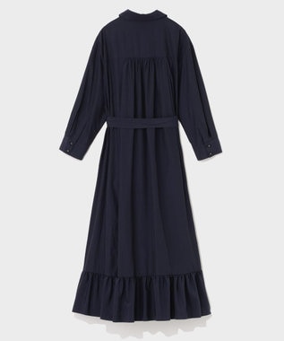 GRACE CONTINENTAL カシュクールシャツワンピース ネイビー