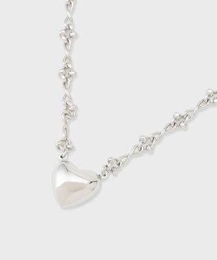 GRACE CONTINENTAL モチーフハートネックレス シルバー