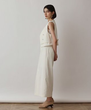 GRACE CONTINENTAL オックスショートジレ キナリ