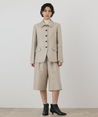 GRACE CONTINENTAL ウールシルクジャケット ベージュ