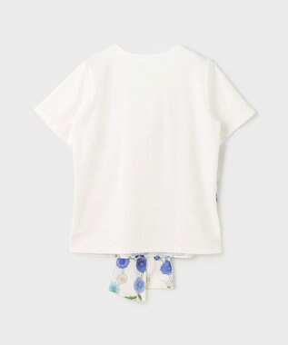 GRACE CONTINENTAL スカーフプリントコンビトップ キナリ