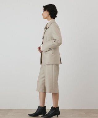 GRACE CONTINENTAL ウールシルクジャケット ベージュ