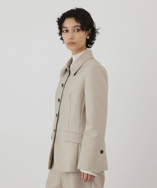 GRACE CONTINENTAL ウールシルクジャケット ベージュ