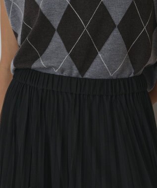 GRACE CONTINENTAL イレギュラ－チュ－ルスカート ブラック