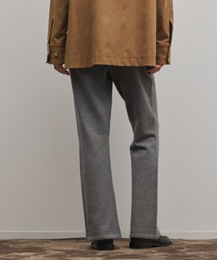 GRACE CONTINENTAL スウェットライクニットパンツ グレー