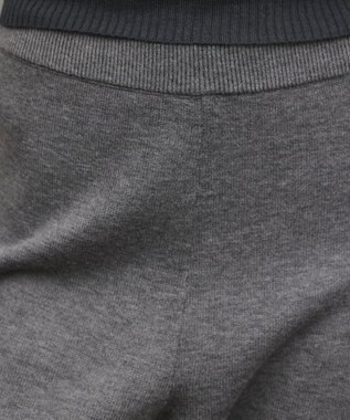 GRACE CONTINENTAL スウェットライクニットパンツ グレー