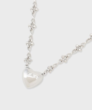 GRACE CONTINENTAL モチーフハートネックレス シルバー