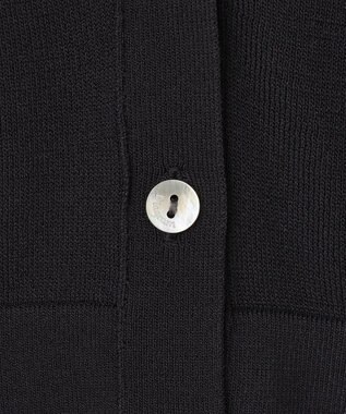 GRACE CONTINENTAL ショートドルマンニットカーディガン ブラック