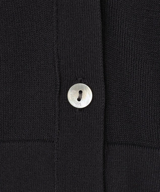 GRACE CONTINENTAL ショートドルマンニットカーディガン ブラック